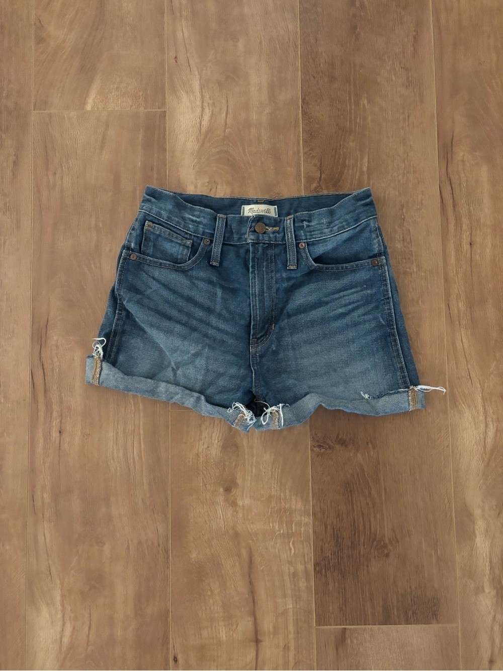 Denim Cutoff Shorts - Blue - Madewell Brand